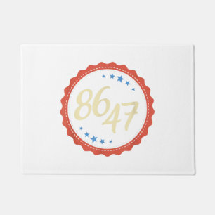 86 47 Anti Trump Funny Doormat