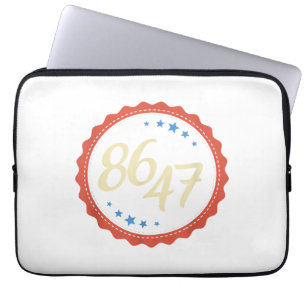86 47 Anti Trump Funny Laptop Sleeve