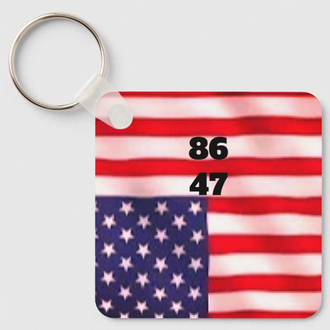 86 47 Keychain (Front)
