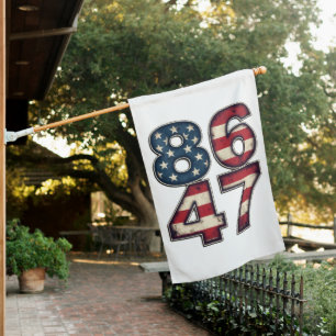 86 47 Proud Maga Trump President inauguration Day House Flag