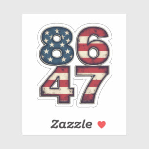 86 47 Proud Maga Trump President inauguration Day Sticker