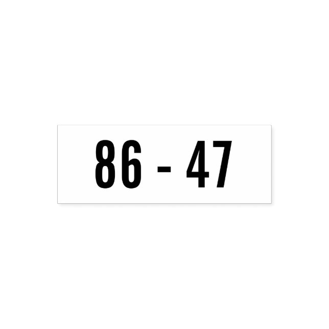 86-47 Stamp (Design)