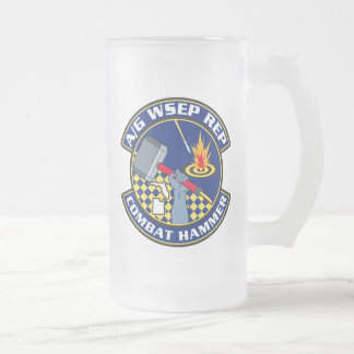 86 FWS Double Patch Frosted Glass Mug