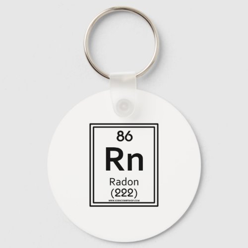 86 Radon Keychain