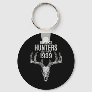 86 Year Old Deer Hunter Hunting 19&#; 86 Birthday Keychain