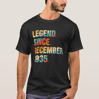 86th Birthday  86 Year Old Legend Since December 1 T-Shirt