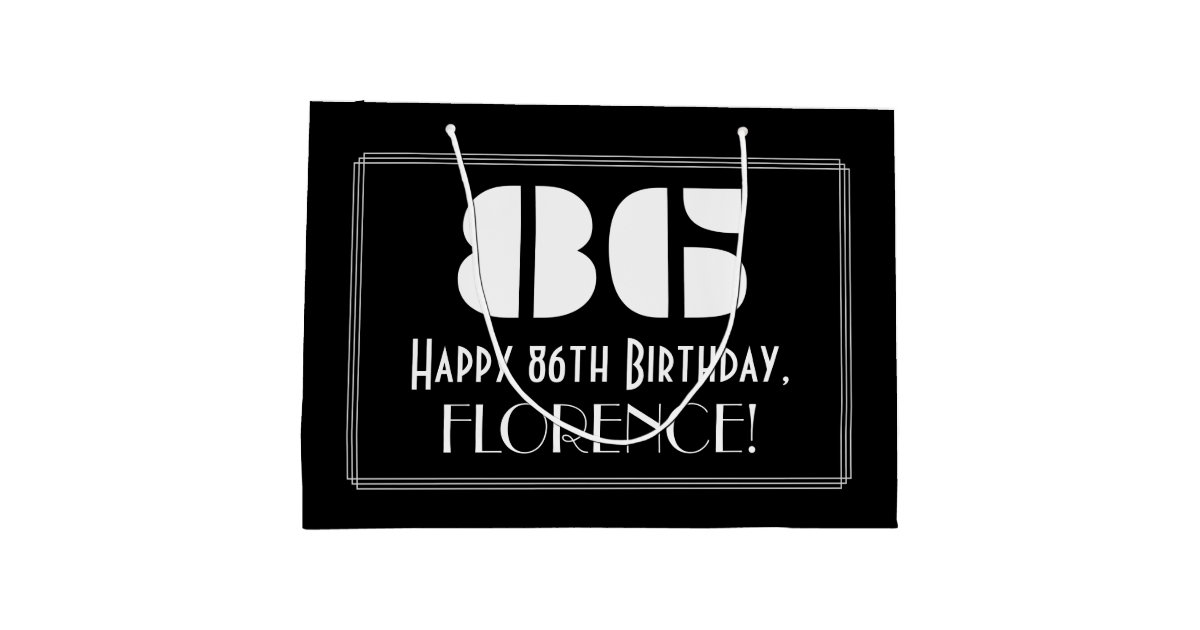 86th Birthday ~ Art Deco Inspired Look 