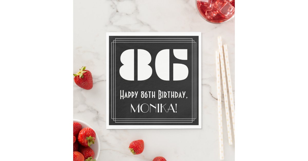 86th Birthday: Art Deco Inspired Look 