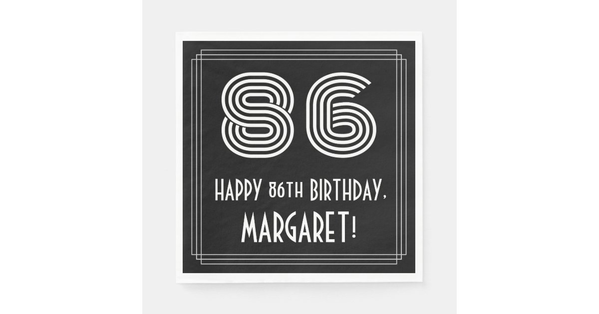 86th Birthday: Art Deco Inspired Look 