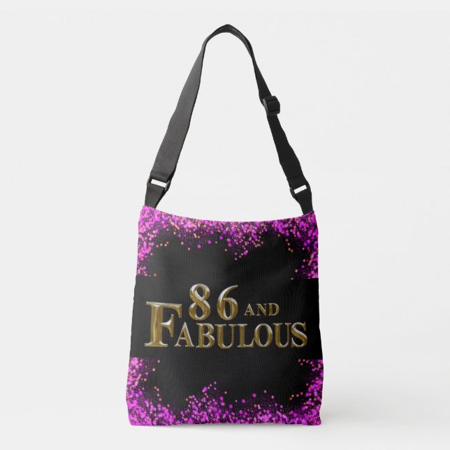 86th Birthday  Crossbody Bag (Front)