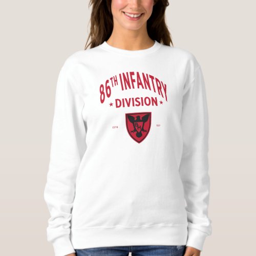 86th Infantry Division _ US Military Women Sweatshirt