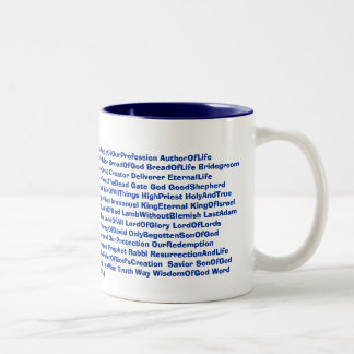 87 names of JESUS mug