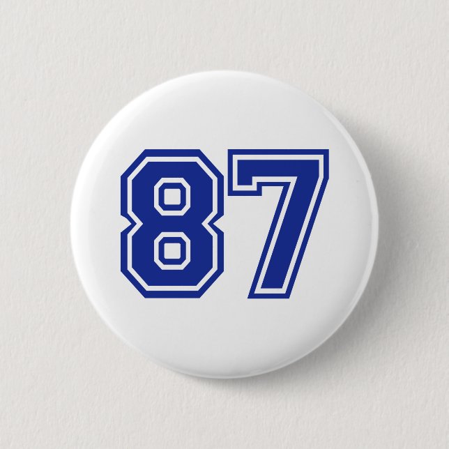 87 - number button (Front)