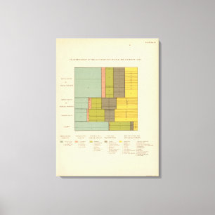 87 Occupations by race, nativity 1900 Canvas Print