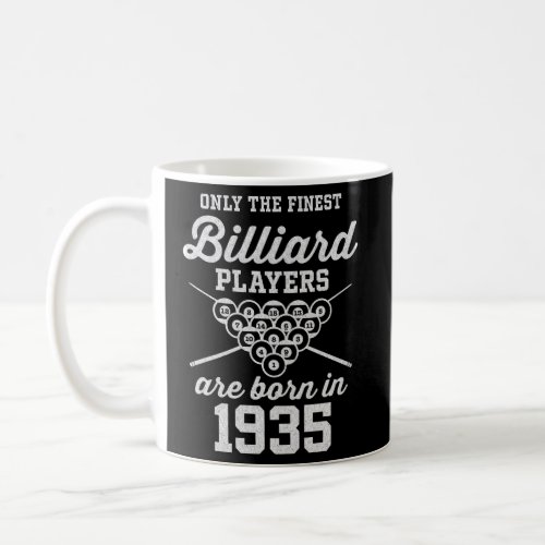 87 Pool And Billiard Player 1935 87Th Coffee Mug