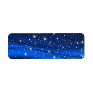 880294 ROYAL BLUE STARS SPACE UNIVERSE BACKGROUNDS LABEL