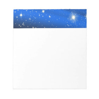 880294 ROYAL BLUE STARS SPACE UNIVERSE BACKGROUNDS NOTEPAD