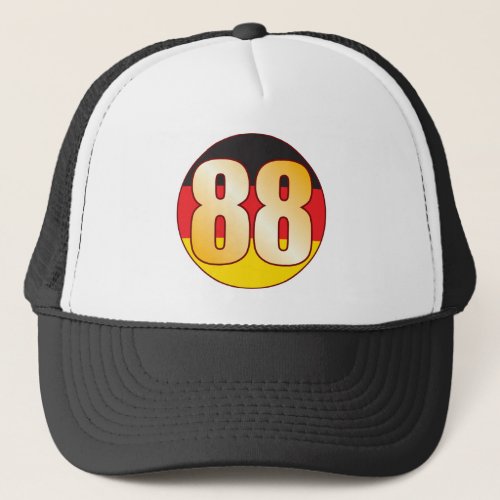 88 GERMANY Gold Trucker Hat