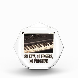 88 Keys, 10 Fingers, No Problem! Acrylic Award