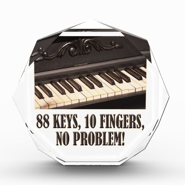 88 Keys, 10 Fingers, No Problem! Award (Front)
