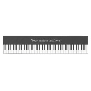 88 Keys Full Piano Keyboard Musical Occasion Short Table Runner