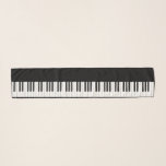 88 Keys Full Piano Keyboard Scarf<br><div class="desc">This fun scarf has all 88 keys like a real piano -perfect for musicians. And music lovers,  amateurs and connoisseurs.</div>