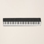 88 Keys Full Piano Keyboard Scarf<br><div class="desc">Wrap yourself in music with this elegant 88-key piano scarf, featuring a full-length keyboard design that mimics a real piano. Perfect for pianists, music teachers, and performers, this stylish black-and-white scarf adds a touch of musical flair to any outfit. Whether you're heading to a concert, recital, or just out for...</div>
