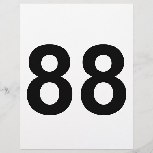 88 - number eighty-eight (Front)