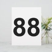88 - number eighty-eight (Standing Front)