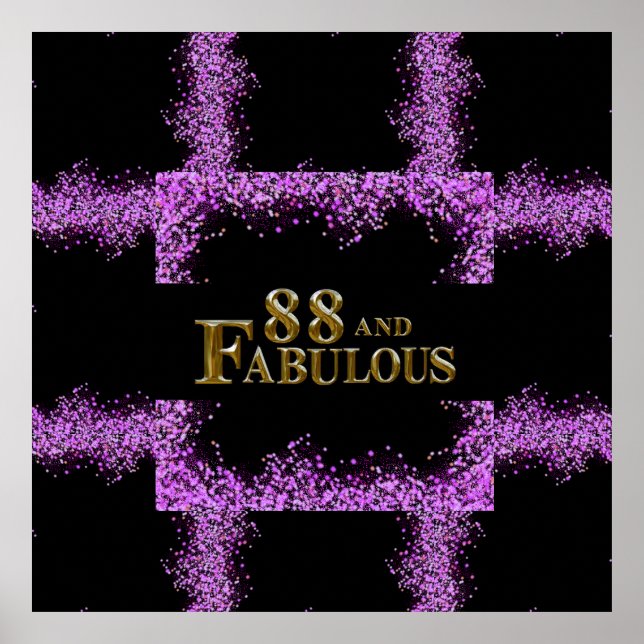 88th Birthday  Poster (Front)