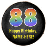 [ Thumbnail: 88th Birthday - Rainbow Spectrum Pattern Number 88 ]