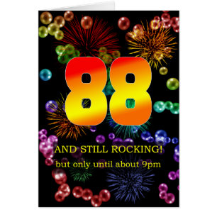 88th Birthday Still Rocking Cards
