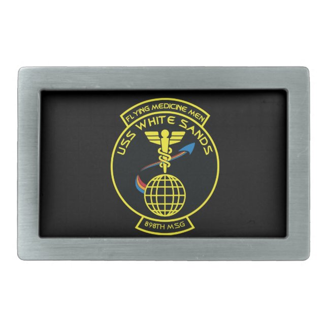 898TH MSG SFMC BELT BUCKLE (Front)