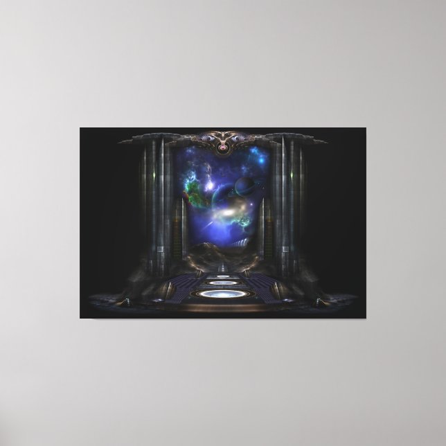 89-123-A9p2 Arsairian 7 Reporting BLK Canvas Print (Front)