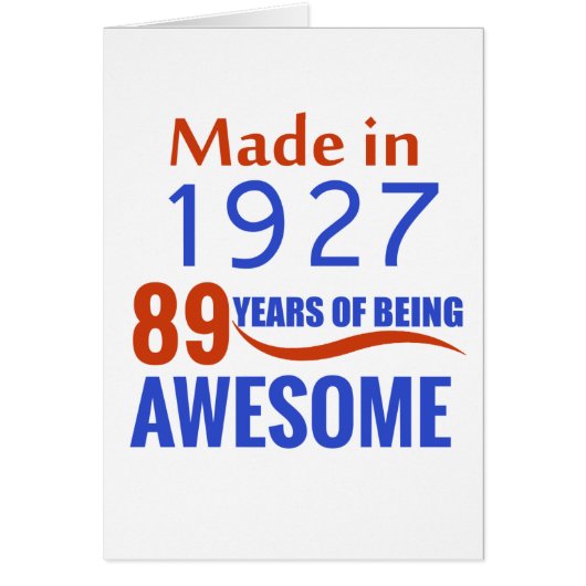 89 CARDS (Front)