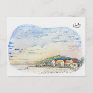 89: New Castle beach Postcard