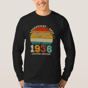 89 Year Old Bday 1936 Awesome 89th Birthday Gift T-Shirt