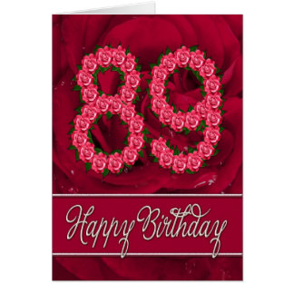 89th Birthday Cards - Greeting & Photo Cards | Zazzle