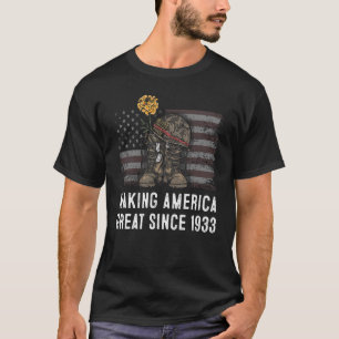 89th Birthday Making America Great Since 1933 2 T-Shirt