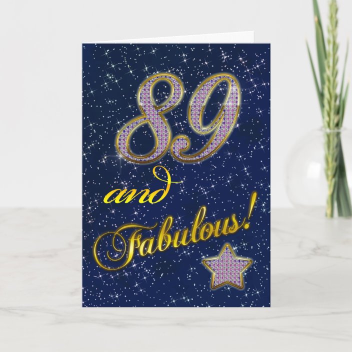 89th Birthday party Invitation | Zazzle.com