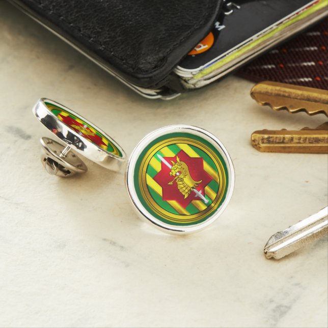 89th Military Police Brigade Lapel Pin (In Situ)
