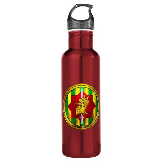 89th Military Police Brigade   Stainless Steel Water Bottle (Front)