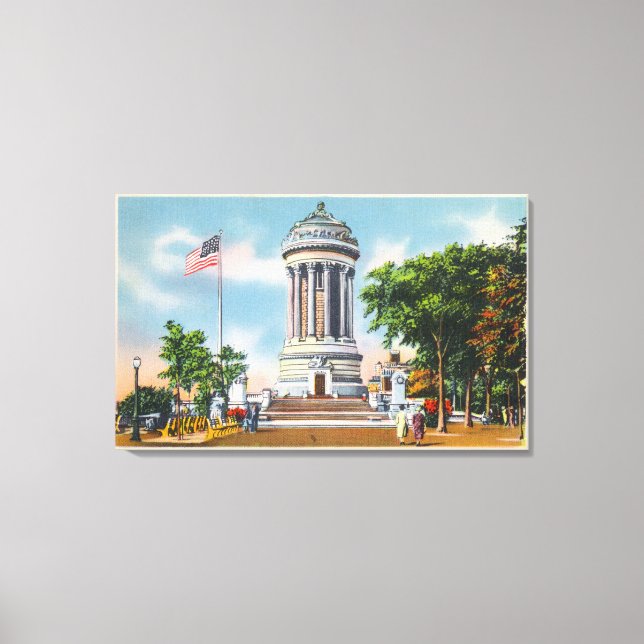 89th St & Riverside Drive Soldiers' Canvas Print (Front)