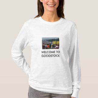 8-28-2010 WELCOME TO GOODSTOCK LADIES LONG SLEEVE T-Shirt