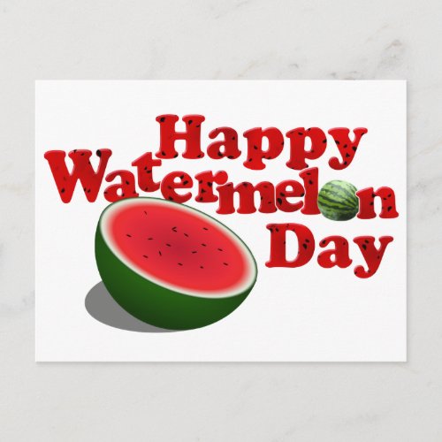 8_3 Watermelon Day Postcard