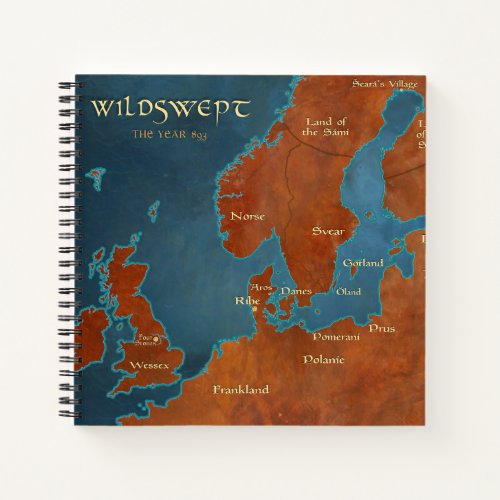 85 inch square Spiral NotebookJournal Notebook