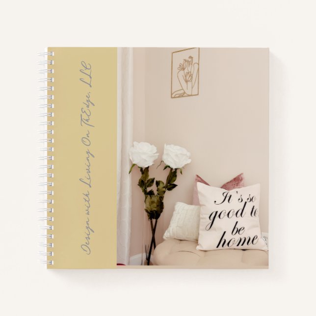 8.5" Spiral Notebook by Living On ThEdge, LLC (Front)
