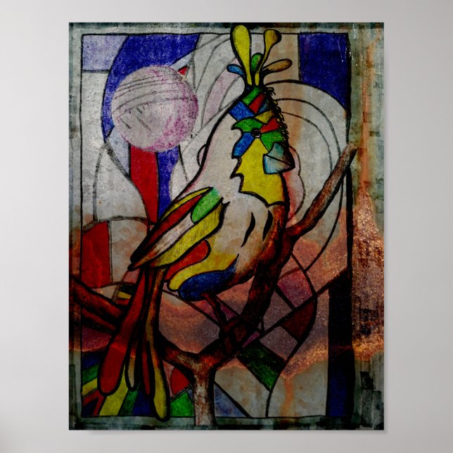 8.5 X 11 "Bird Rust" print or download (Front)