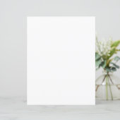 8.5" x 11" Flat Paper Sheet (Standing Front)