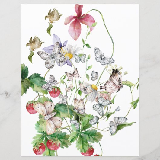 8.5" x 11" Flat Paper Sheet (Back)